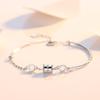 S925 Sterling Silver Transfer Small Waist Bracelet Women's Fashion Bracelet Silver Hand Jewelry
