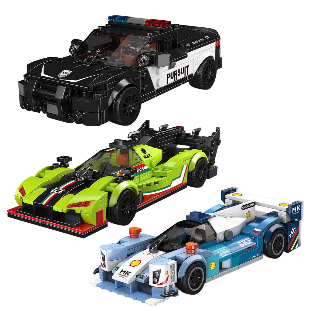 MOULD KING 27097 27098 27099 Sports Racing Car SC63 FR-499P Model Building Block with Display Box Brick Assembly Xmas Gift