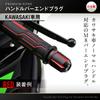 Наконечник руля мотоцикла Daytona PREMIUM ZONE для Kawasaki Scratch Type Lime Green 93137 (M8)