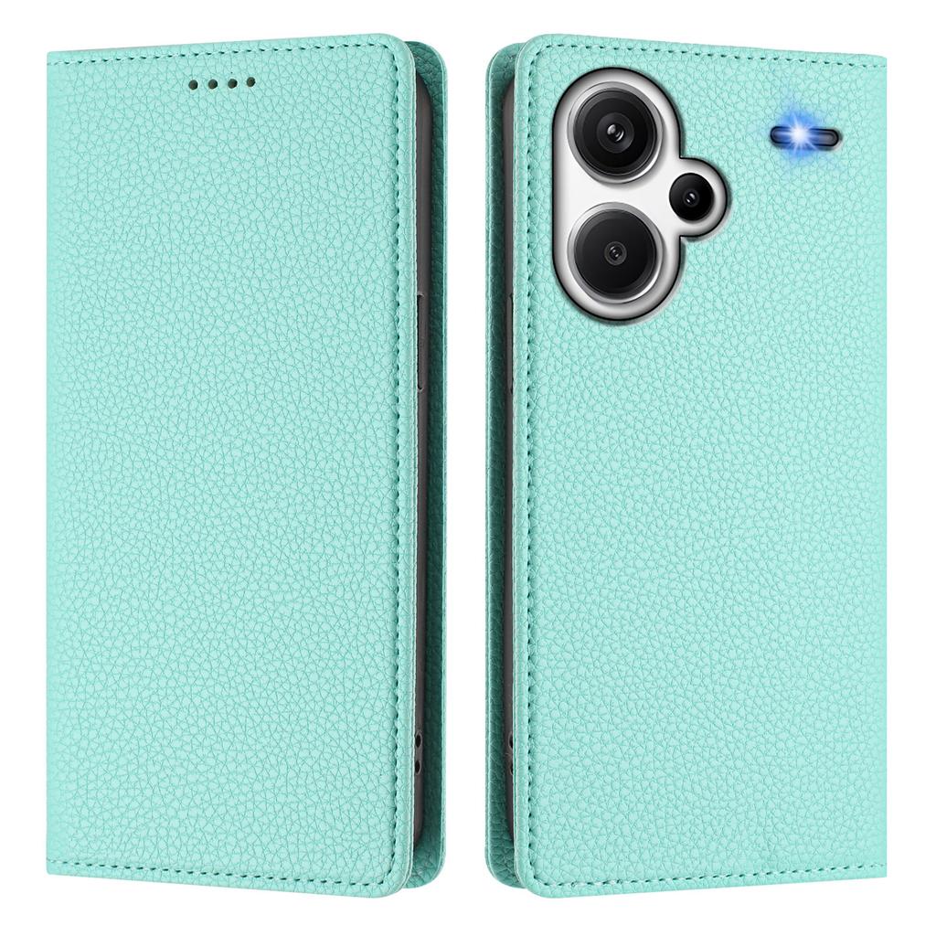 For Xiaomi Redmi Note 13 Pro+ 5G Wallet Case RFID Blocking Litchi Texture Leather Mobile Cover