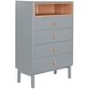 Chest of Drawers - HOME ESPRIT - Multicolor - 80 X 40 X 117 Cm - Drawer(s) - Easy Assembly