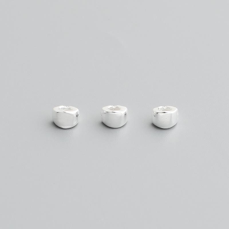 Бусины-разделители неправильной формы из стерлингового серебра S925 для браслетов и ожерелий ручной работы своими руками