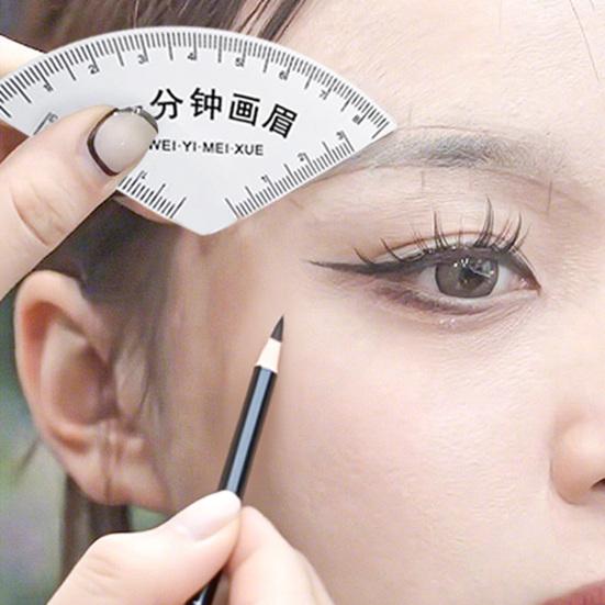1/2/3/4/5Pcs Fast Drawing Eyebrow Design Ruler Microblading Mapping Shaping Template Tool Permanent Eyebrow Makeup Drawing Guide Ruler