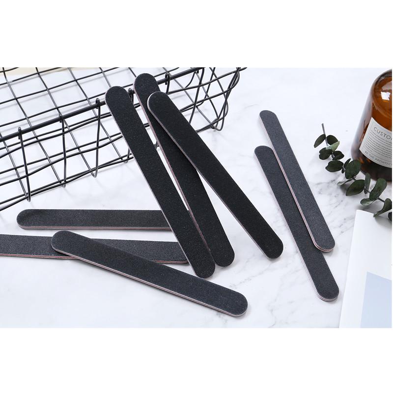 Пилочка для гелевых ногтей, 20 шт., 100/180, маникюрный буфер, двусторонний набор инструментов для ногтей de limas