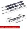 Benz amg 3D Plastic Car Emblem Sticker for Mercedes benz AMG CLA GLK W221 W212 W213 W176 W177 W205 Decoration Interior Mouldings SLCBT-A