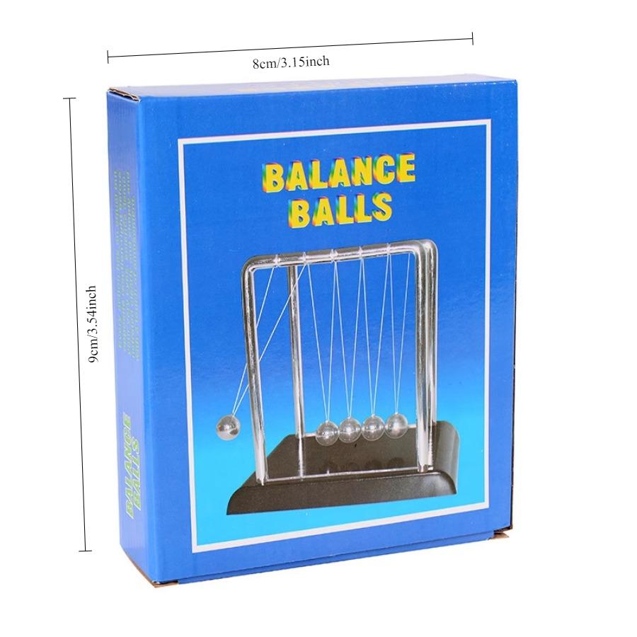 Newton's Cradle Balance Steel Ball Teaching Supplies Physics Science Pendulum Desktop Toys Stress Relief Gifts Home Decoration