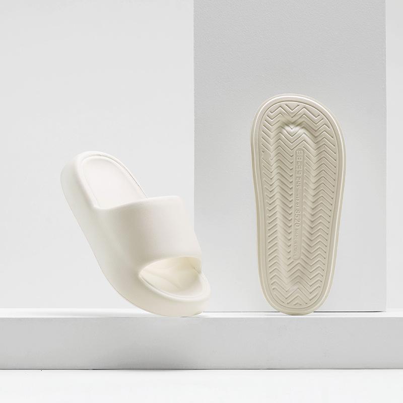 Новые Q эластичные тапочки с мягкой подошвой летние новые домашние тапочки домашние тапочки для ванной комнаты мужские и женские толстые тапочки