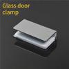 Набор из 8 прочных магнитных железных защелок для стеклянного шкафа, регулируемый безрамный зажим для фиксации двери, запасные части