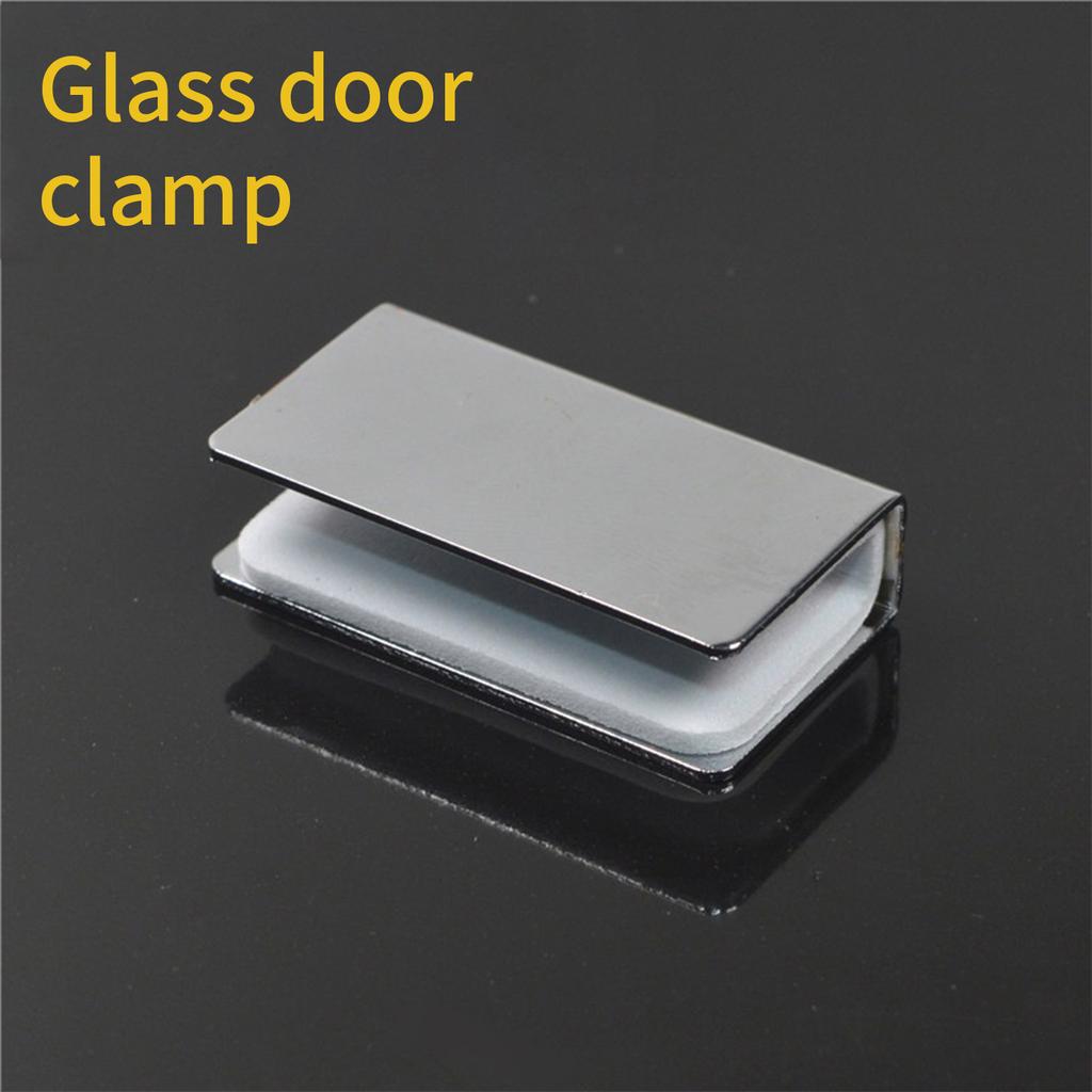Набор из 8 прочных магнитных железных защелок для стеклянного шкафа, регулируемый безрамный зажим для фиксации двери, запасные части