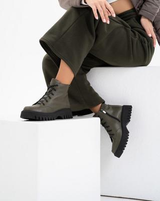 Ботинки из натуральной кожи на меху ISSA Plus