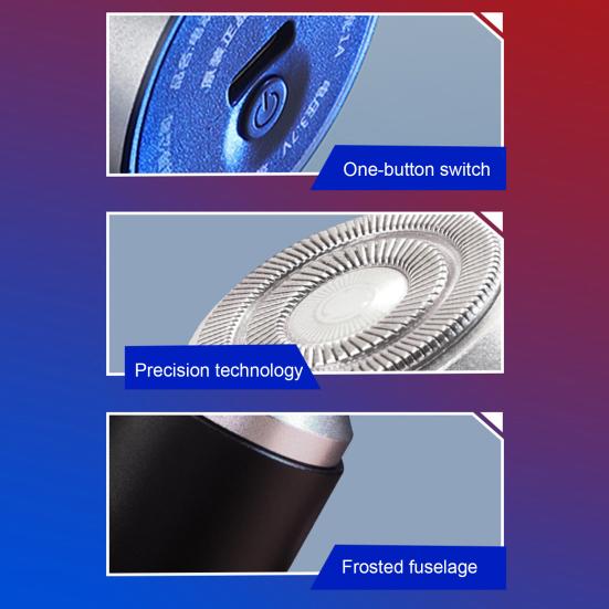 Мини-электробритва USB-C перезаряжаемая IPX7 водонепроницаемая дорожная бритва портативная мужская триммер для удаления волос бороды инструмент для отца мужа парня подарок