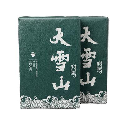 500 г сырой чай Юньнань Бангма с большой снежной горой кирпичный золотой лист первый весенний чай