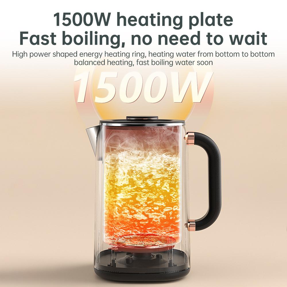Smart Electric Kettle Insulated Hot Water Boiler Household Automatic Heating Water Pot