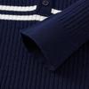 Navigare Women's Lapel Pullover Knit Wool Blend Sweater