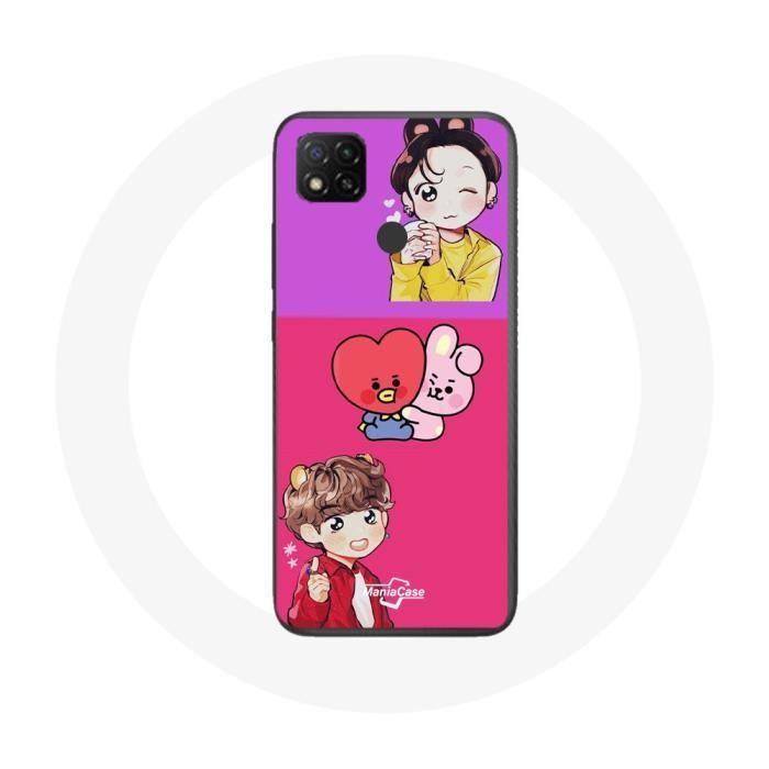 Case for Xiaomi Redmi 9C BTS Bangtan BT21 Tata V Chimmy Jimin