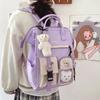 Женские водонепроницаемые рюкзаки ярких цветов, брендовые модные школьные сумки для девочек-подростков, милый дорожный рюкзак