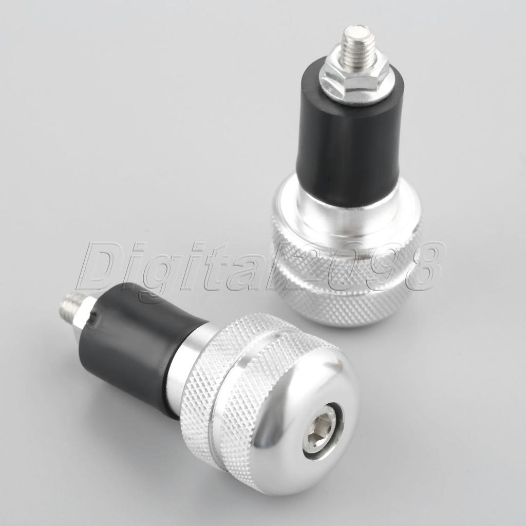 2шт 7/8"; 22 мм мотоциклетный алюминиевый руль, сбалансированная вилка, слайдер, конец ручки, весовые ручки, крышка для Honda Suzuki