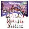 2025 Christmas Gnome Holidays Advent Calendar with Gnome Plush Toys 24 Days Xmas Countdown Calendar for Kids