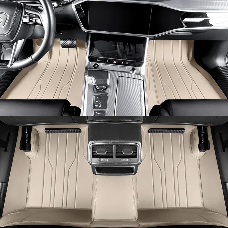 Индивидуальный коврик для пола автомобиля с полной защитой для BMW 5 серии E39 1995-2004 E60 F10 G30 2017-2022 G60 Аксессуары для интерьера Ковер