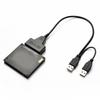 Кабель-конвертер SATA SSD/HDD в USB с блоком питания 12 В для расширения жесткого диска ноутбука, Plug and Play
