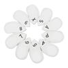 10PCS Korea Flag Number Golf Iron Covers Set Golf Iron Head Covers Protective Golf Stick Iron Covers