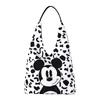 New MESUCA Disney Collaboration Canvas Bag, Shoulder Bag Women's Black & White DHF23807-A