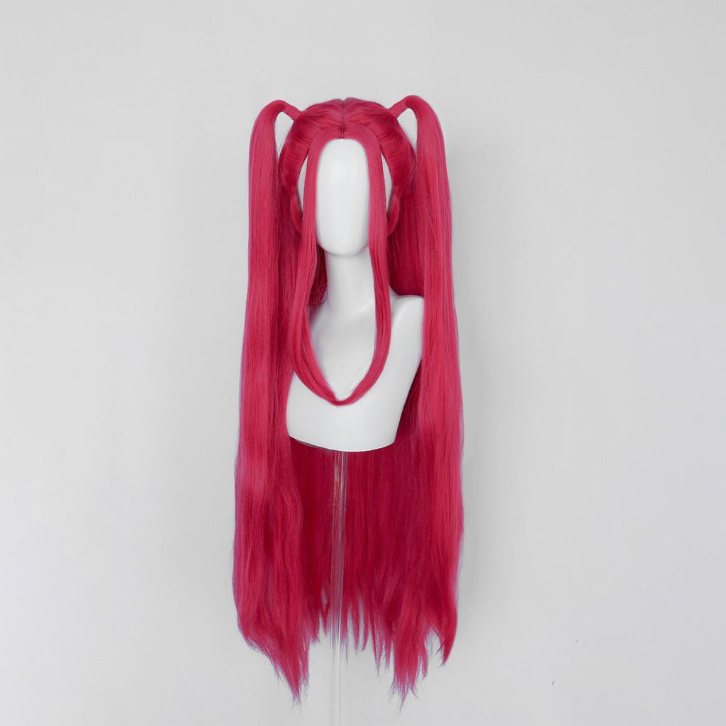 Kpop Demon Hunters Rumi Mira Zoey Cosplay Wig With Cartoon Style And Breathable Material For Party And Scene Use