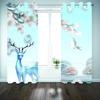 Олень в форме животного с узором, высокие затемняющие шторы, цифровой градиент, современный принт, занавеска для гостиной, спальни, домашний декор, драпировка