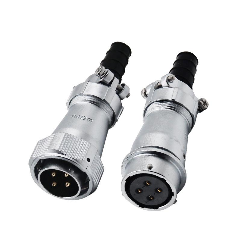 Weipu WY24 Series Waterproof IP67 Solder Connector with Double Pressure Plate
