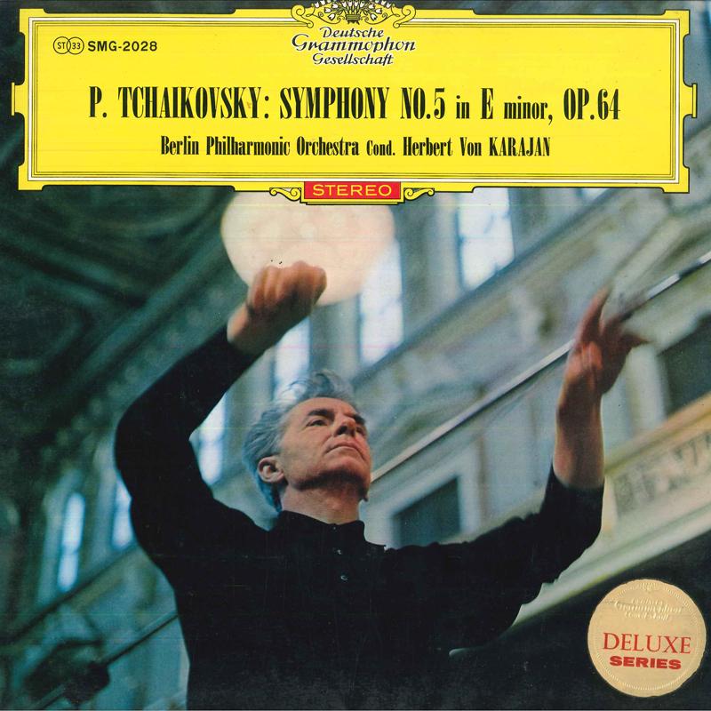 Виниловая пластинка HERBERT VON KARAJAN BERLIN PHILHAR П. Чайковский Симфония № 5 ми минор SMG2028 DEUTSCHE GRAMMO Япония Классика Б/у