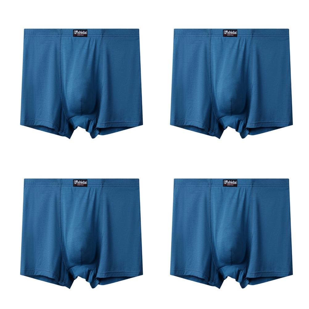 4 шт. Большой размер Мужское нижнее белье Трусы Дышащие трусы Модал Большой размер Боксеры шорты 3XL 4XL 5XL 6XL 7XL 8XL 9XL 10XL 11XL 12XL 13XL