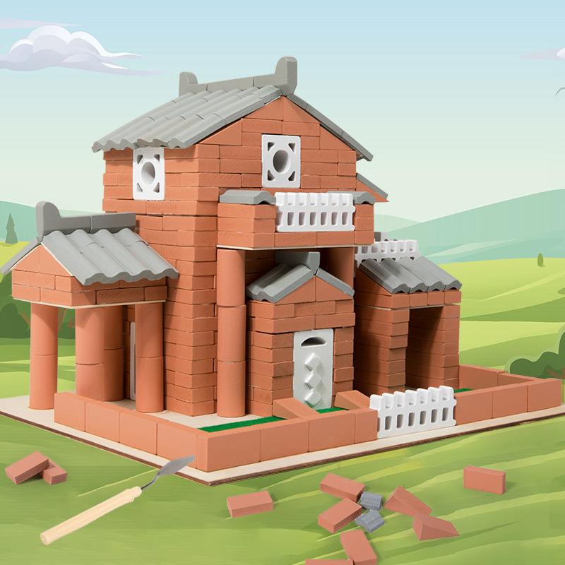 Конструкция шип-паз, строительный блок, детское образование, раннее развитие, просвещение, мастер-архитектор, разнообразие, сборка, деревянные игрушки