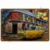 Металлический знак Гараж Газ Масло Свеча зажигания Шиномонтаж Man Cave Club Bar Home Wall Decor Art Vintage Decor Жестяная табличка Декоративная табличка