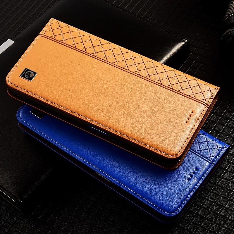 Nappa Genuine Leather Case for Tecno POVA 2 3 4 5 6 Pro Neo 2 3 Pro Phantom X2 Pro Magnetic Flip Cover Wallet Phone Cases