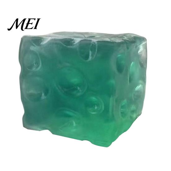 Relaxing Desk Toy Shapeable Cheese Cube Squeeze Toy, Anxiety Relief Block Sensory Stress Reduction Fake Pinch Home Office Relaxation Tool Gel Filling