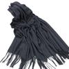Warm Tassel Shawl Autumn and Winter Solid Color Cashmere Scarf Winter Solid Color Wool Scarf for Men and Women