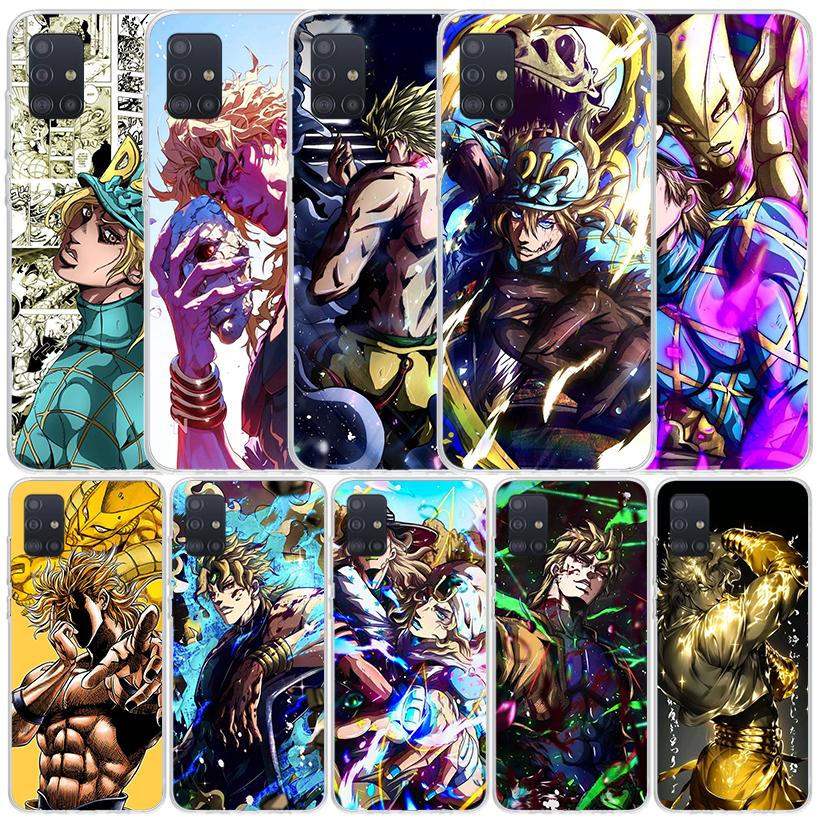 JoJo Adventure Дио Диего Брандо Мягкий чехол для Samsung Galaxy A12 A22 A32 A52 A72 A02S Чехол для телефона Note 20 Ultra 10 S10 Plus A51