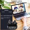 Умные AI-наушники для перевода языка 144 языка В режиме реального времени Двусторонний переводчик-наушники для путешествий, бизнеса, обучения