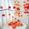 Persimmon String Wall Hanging - Autumn Fruit Decor for Home or Holiday