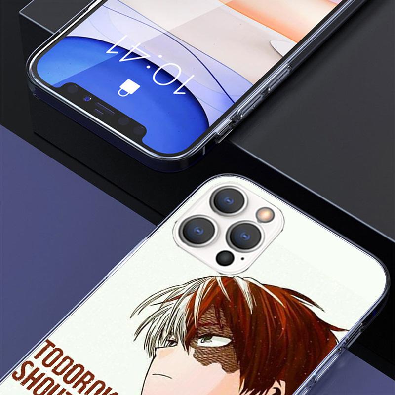 Чехол для телефона Мой герой Тодороки Шото Для iPhone 17 Air 16 Pro Max 16E 15 + 14 Plus 11 12 13 Mini 7 8 SE Подарок Печатная крышка Fundas 17
