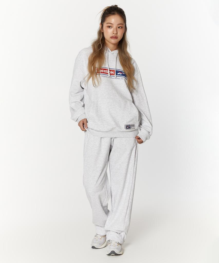 Reebok Разминочные штаны - Серые