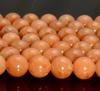 Подлинный натуральный оранжевый драгоценный камень кальцит класса AA, круглые бусины 4 мм, 6 мм, 8 мм, 10 мм, 12 мм