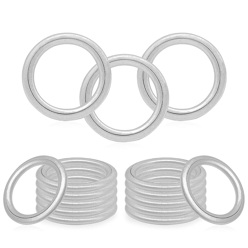 15PCS M16 Transmission Fluid and Oil Drain Plug Crush, 16mm Crush Washer Oil Drain Plug Part # PN 803916010 for Subaru 2010- Ascent BRZ Crosstrek