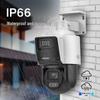 Hikvision 4Мп PTZ IP-камера с двойной подсветкой PoE, китайская вилка (адаптер в комплекте)