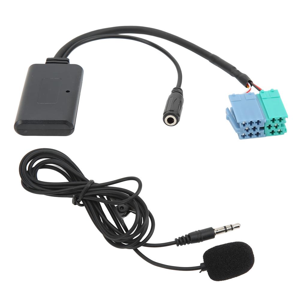 Автомобильный беспроводной аудиоадаптер AUX-входа, провод Bluetooth 5.0 с заменой микрофона для Becker