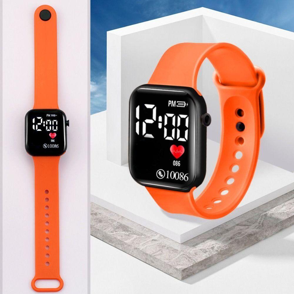 Светодиодные водонепроницаемые спортивные умные часы детские наручные часы цифровые часы студенческие электронные часы