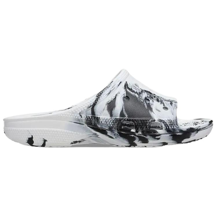 Crocs Классические Удобные Ретро Модные EVA Нескользящие Шлепанцы Мужская Обувь Черные Белые 212079-066