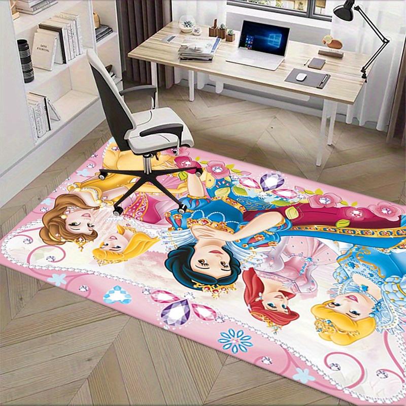 Office Carpet, Under Chair Rug, Home Decor, Disney Princess Decor, Girls Room Decoration, Fairy Tale Flooring, Soft and Comfortable Mat, Per