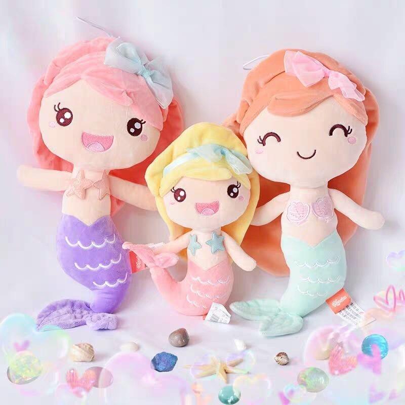 Beautiful Mermaid Princess Stuffed Animal Toy With Vibrant Colors