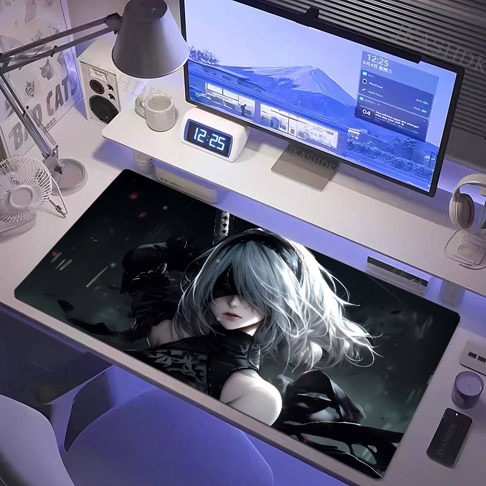 Nier Automata Аниме Игра-файтинг Коврик для мыши Коврик для стола С ковриком Игровые аксессуары Prime Gaming XXL Коврик для клавиатуры Набивка M